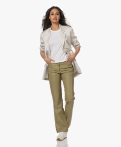 Agolde Drew Modal En Supima Katoenen T-Shirt - Wit -Mode Kleding 230418 c1cc45d7 822e 4beb 856b dcecc2109b4b