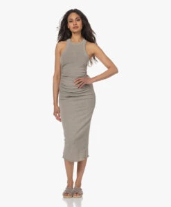 James Perse Cut Away Jersey Tank Jurk - Silt Pigment -Mode Kleding 230424 0d33d970 be2c 4703 a036 fb5ccd066746
