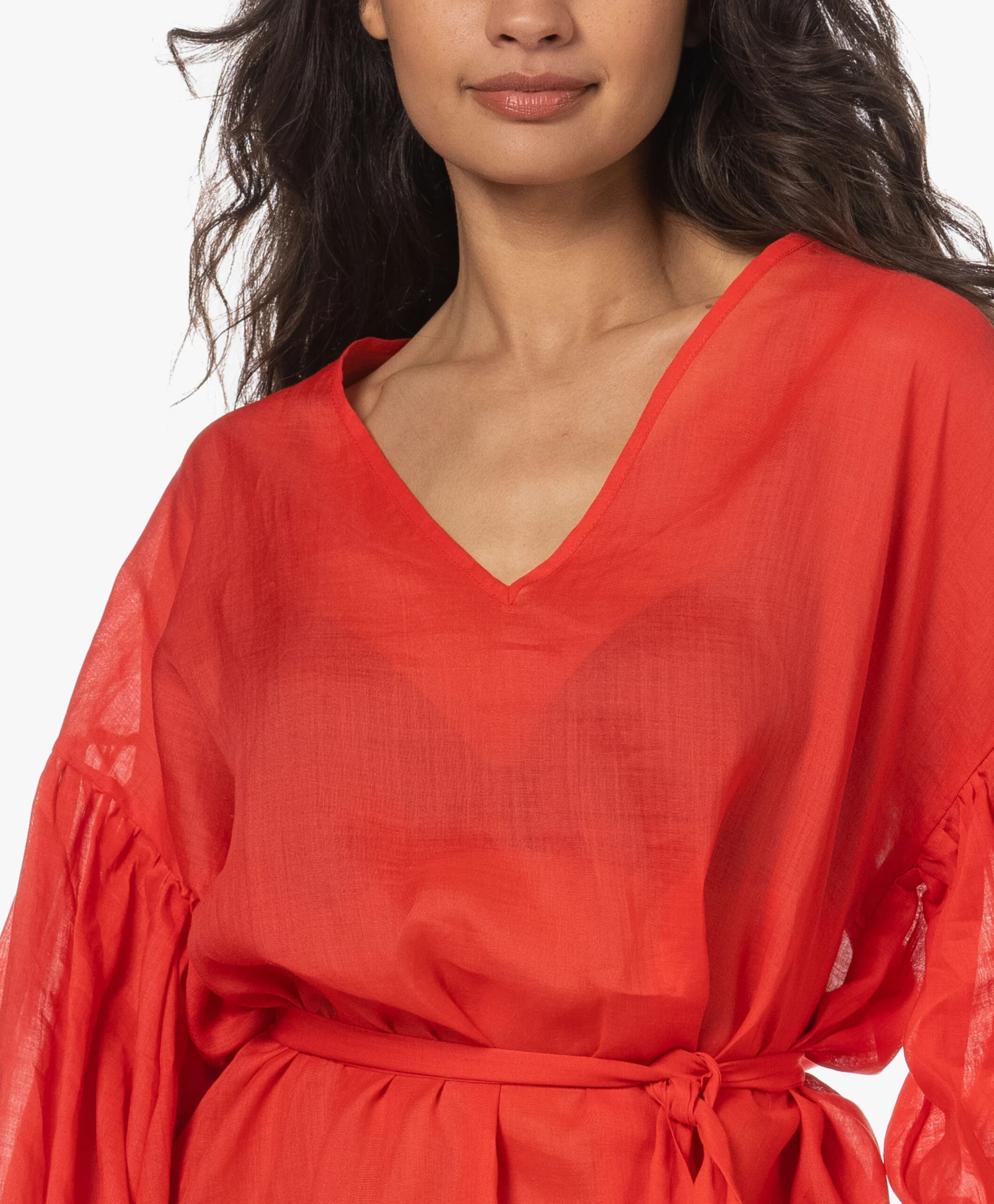 Su Paris Serena Ramie Maxi Jurk - Poppy 7 Su Paris Serena Ramie Maxi Jurk - Poppy - Afbeelding 7