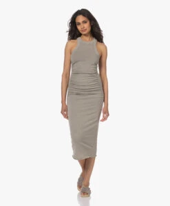 James Perse Cut Away Jersey Tank Jurk - Silt Pigment -Mode Kleding 230424 3944ecba 4151 4ec2 91fb a9e71ec5b1ab