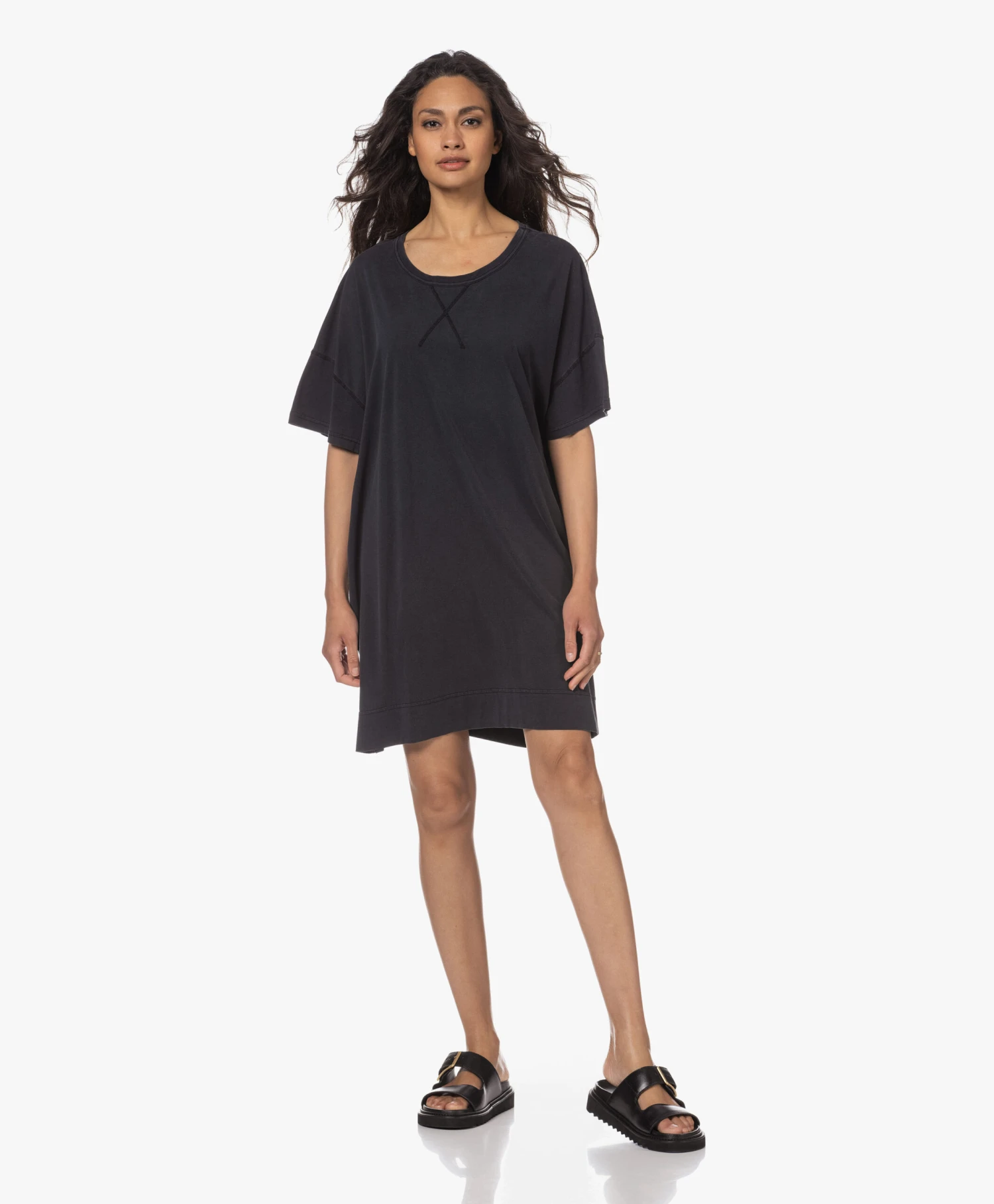 American Vintage Tukybay Lyocellmix T-Shirt Jurk - Vintage Carbon 12 American Vintage Tukybay Lyocellmix T-Shirt Jurk - Vintage Carbon - Afbeelding 12