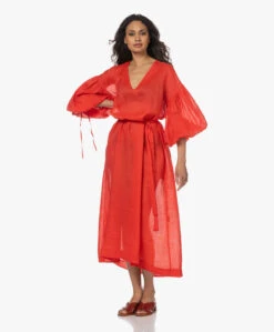 Su Paris Serena Ramie Maxi Jurk - Poppy 25 Su Paris Serena Ramie Maxi Jurk - Poppy -Mode Kleding 230424 bc230157 54cc 4bde ad20 396f9c37bf96