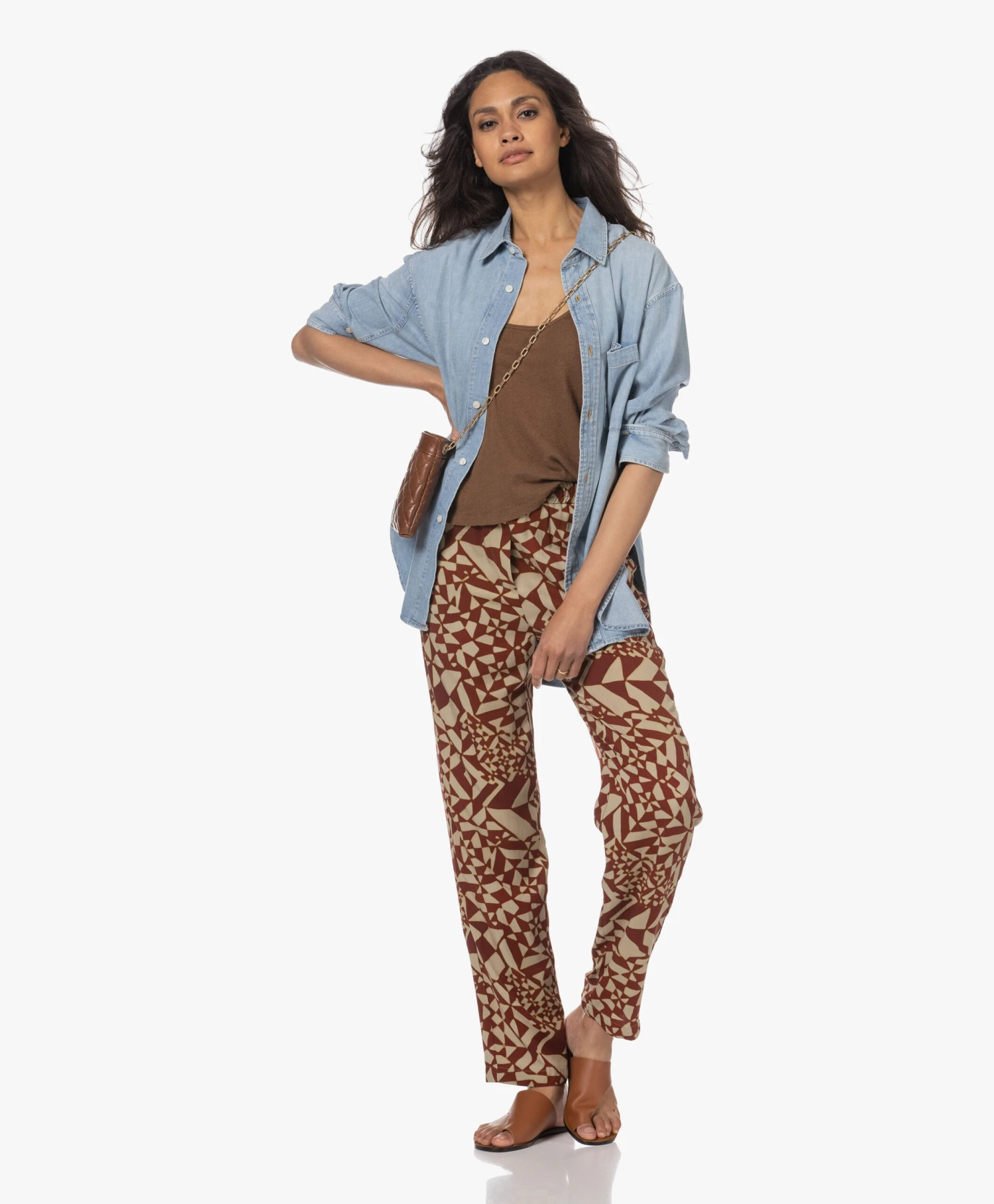 Atp Atelier Rosa Leren Slippers - Brandy 2 Atp Atelier Rosa Leren Slippers - Brandy - Afbeelding 2