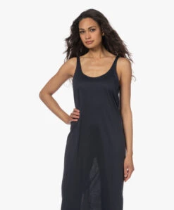Hanro Katoen-Modal Jersey Nachthemd - Midnight -Mode Kleding 230501 09bc7044 4d1a 4a9f af43 3db1abf96cc3