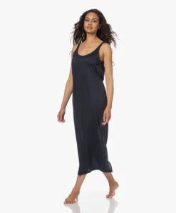 Hanro Katoen-Modal Jersey Nachthemd - Midnight -Mode Kleding 230501 1d1e0709 f7d6 42d1 a34f 5e0d6303fb35