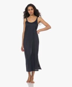 Hanro Katoen-Modal Jersey Nachthemd - Midnight -Mode Kleding 230501 83e1a3cc 34f1 452c bbe2 0850729fc678