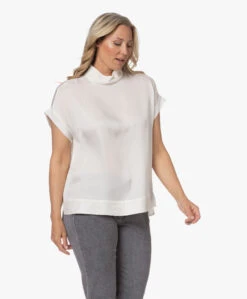 By Malene Birger Candillon Zijden Blousetop - Soft White -Mode Kleding 230502 30737679 aaee 40df 8d43 ae79e24ce296