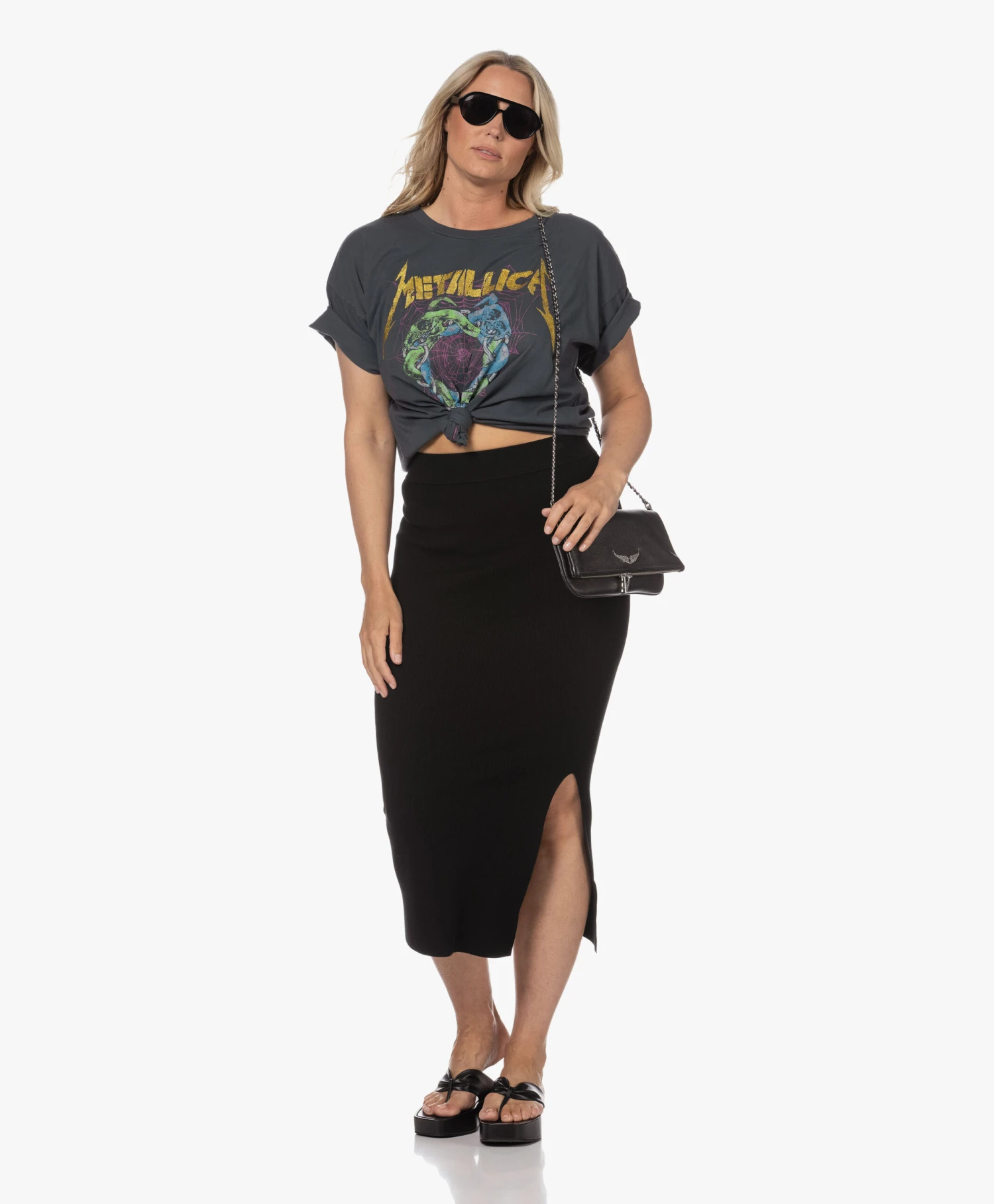 Daydreamer Metallica The Struggle Within Merch T-Shirt - Vintage Black 2 Daydreamer Metallica The Struggle Within Merch T-Shirt - Vintage Black - Afbeelding 2