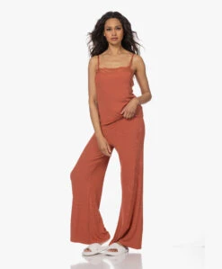 Calvin Klein Modal Rib Jersey Loose-Fit Broek - Copper -Mode Kleding 230504 020eeb25 86dd 42b7 894a cf5a79ec36ac