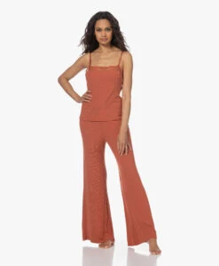 Calvin Klein Modal Rib Jersey Loose-Fit Broek - Copper -Mode Kleding 230504 54f33b22 1fa2 435d adb6 a744ec0836e6