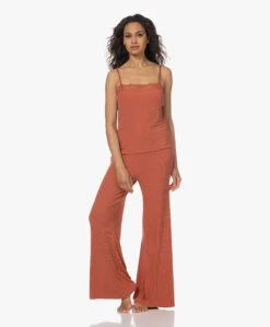 Calvin Klein Modal Rib Jersey Loose-Fit Broek - Copper -Mode Kleding 230504 fd89a656 14cc 4fbc 9d49 0249a3e25387