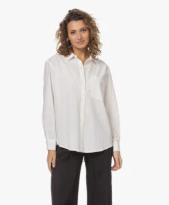 Rails Arlo Tencelmix Poplin Overhemdblouse - Wit -Mode Kleding 230508 5b1fbec3 ca8a 4702 844d 61bb77560c42