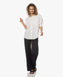 Rails Arlo Tencelmix Poplin Overhemdblouse - Wit -Mode Kleding 230508 97e47b99 989e 433e a332 5543de8653ef