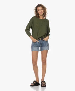 Rag & Bone Dre Low-Rise Denim Short - Blue River -Mode Kleding 230508 affc99f2 1451 44a3 b3f4 b151bec2f665