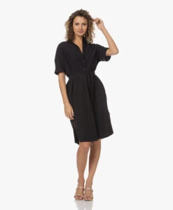 Japantky Niko Knielange Travel Jersey Jurk - Diepzwart -Mode Kleding 230510 149ad3f0 ad32 428f be85 d31db5a466f2