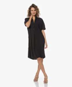 Japantky Niko Knielange Travel Jersey Jurk - Diepzwart -Mode Kleding 230510 167033fc b39b 4dd7 8b3c d26b85da2fba