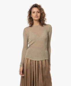 Gai+Lisva Thyra Wolmix Longsleeve - Chinchilla -Mode Kleding 230510 32f8e4a8 c10f 4c76 a70c 803b32a3df19