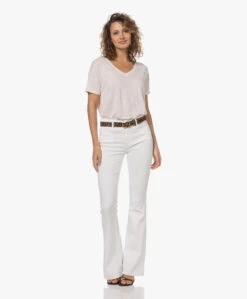 Denham Jane High-Rise Flared Jeans - Wit -Mode Kleding 230510 82972932 fc3b 443b aec0 51f73837f9c0