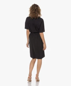 Japantky Niko Knielange Travel Jersey Jurk - Diepzwart -Mode Kleding 230510 ce0ca5f0 d6ea 493d 9ce2 f43ac93ff859