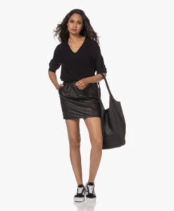 Iro Treci Lamsleren Mini Rok - Zwart 20 Iro Treci Lamsleren Mini Rok - Zwart -Mode Kleding 230516 3609c4c1 4c04 4e1c 8f86 919832e21df6