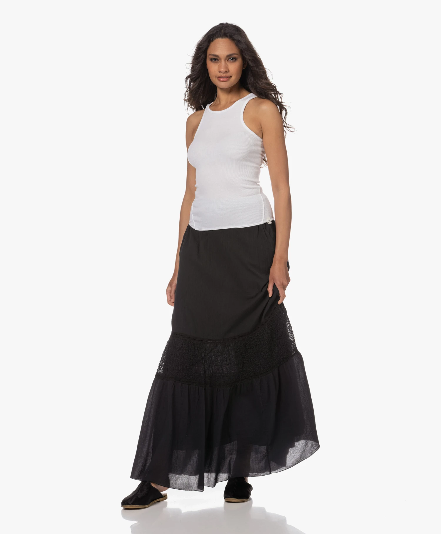 Surée Hairy Leren Mules - Zwart 2 Surée Hairy Leren Mules - Zwart - Afbeelding 2