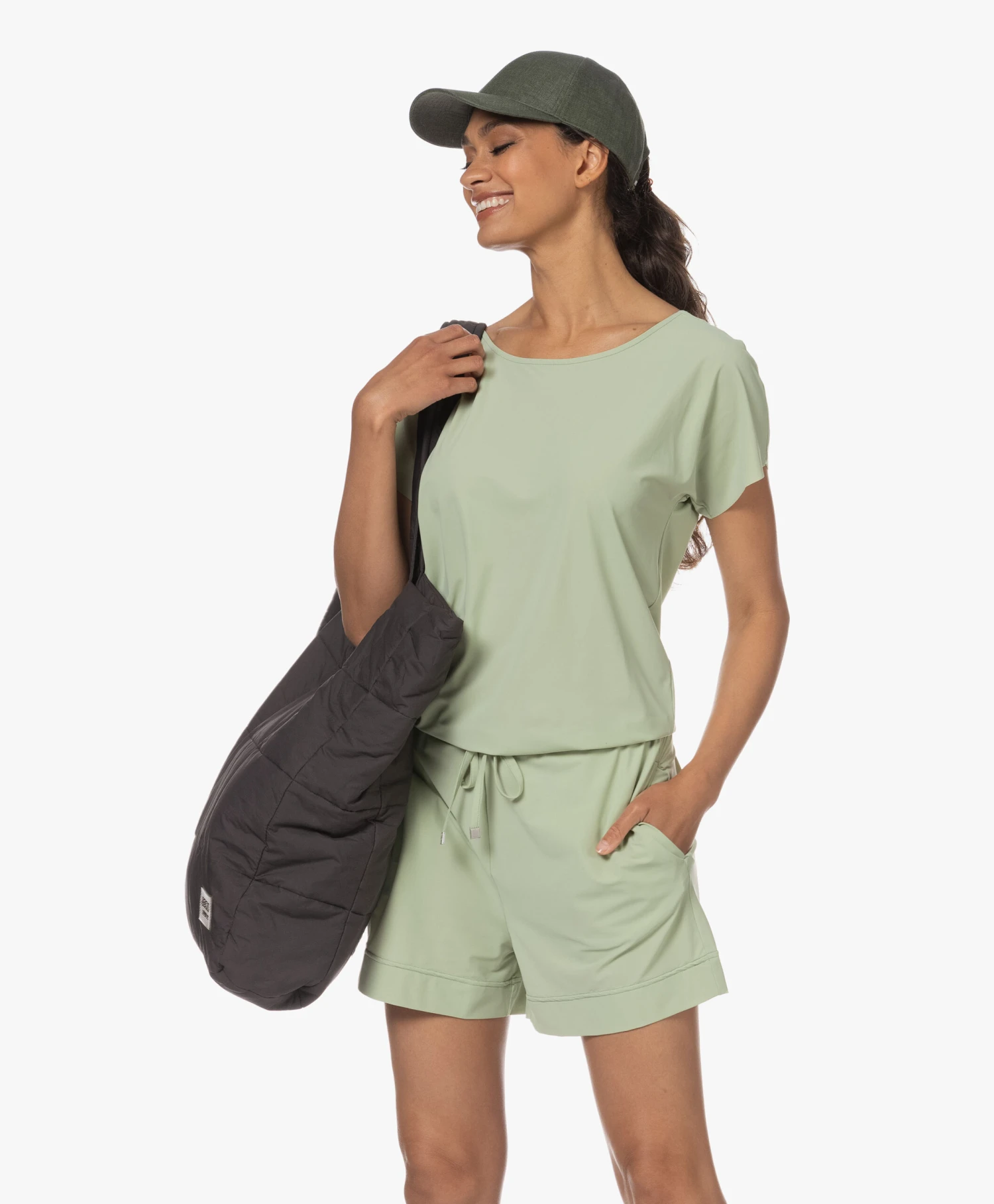 Varsity Headwear Linnen Pet - French Olive 5 Varsity Headwear Linnen Pet - French Olive - Afbeelding 5