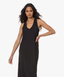 Japantky Ryos Mouwloze Travel Jersey Jurk - Diepzwart -Mode Kleding 230517 b9d9b221 79ba 4133 b4fc 14fe255eaf5c