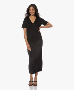 By Malene Birger Velmas Plissé Midi Rok - Zwart -Mode Kleding 230517 e450b540 bda4 4d5f abb8 0a5ee44703ad