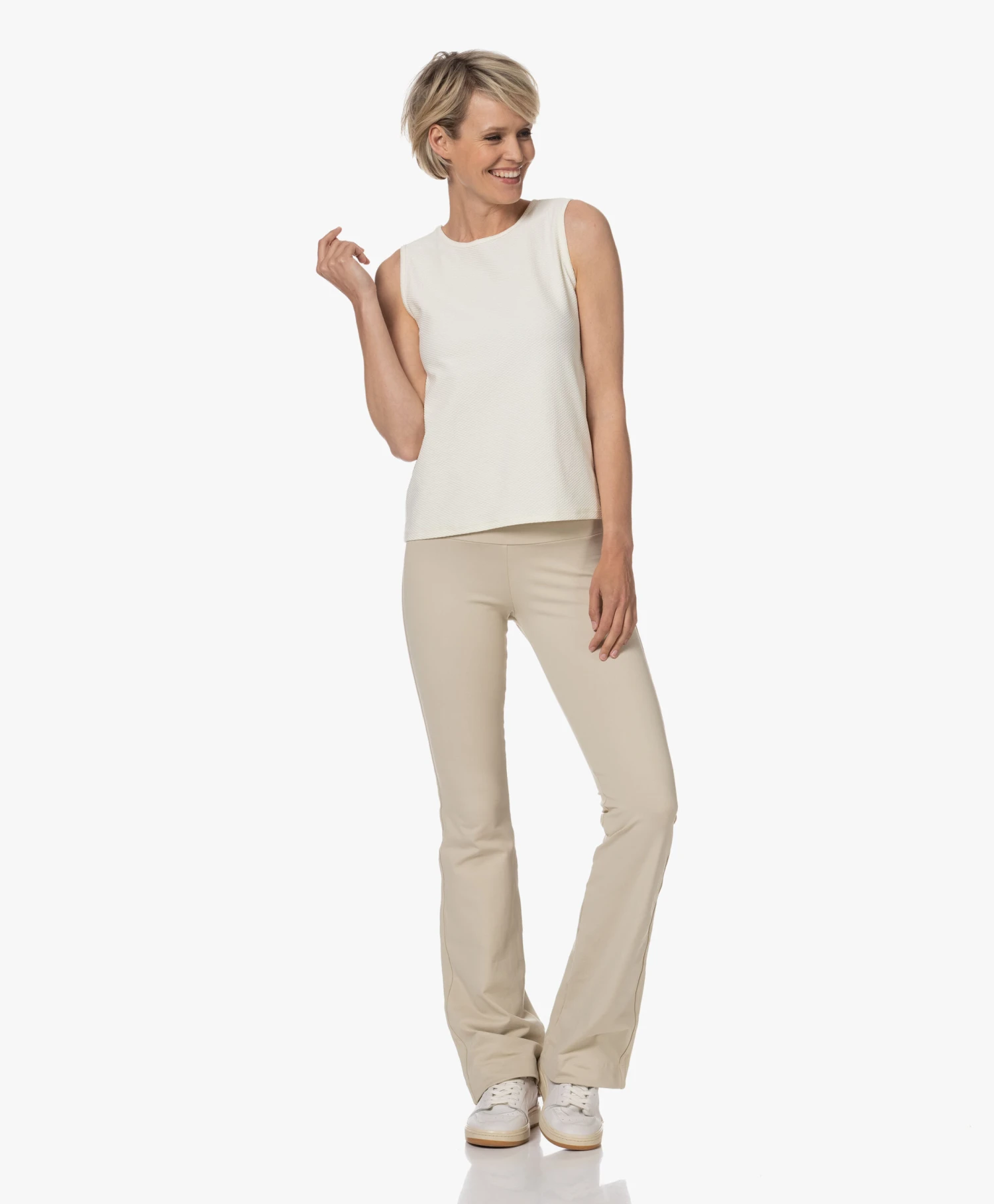 Deblon Sports Celine Flared Legging - Latte 5 Deblon Sports Celine Flared Legging - Latte - Afbeelding 5