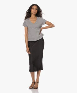 Anine Bing Bar Zijden Rok - Zwart -Mode Kleding 230524 23ad458a 4491 4b41 992b fcf9af8d2b7d