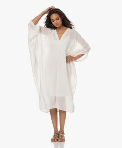 Su Paris Bahia Katoenen Kaftan Met Streepstructuur - Off-White 17 Su Paris Bahia Katoenen Kaftan Met Streepstructuur - Off-White -Mode Kleding 230524 eb04353c 22c7 47ee 931c f11318d57e6d