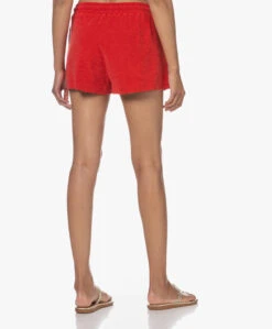Speezys Amsterdam Badstof Jersey Short - Fire Red -Mode Kleding 230525 59dfd6df 1cd4 475c 84e1 6135a834a506