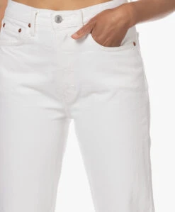 Re/Done 70S Stove Pipe Straight Jeans - Wit -Mode Kleding 230525 6c2e6e56 667f 4126 8ab8 52819d88cb03