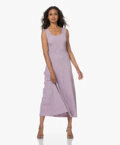 By Malene Birger Lilo Gebreide Fit & Flare Jurk - Pastel Violet -Mode Kleding 230525 95cca5b9 433c 456b 9914 4b6340b74d32