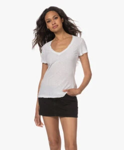 James Perse Slub Jersey V-Hals T-Shirt - Wit 20 James Perse Slub Jersey V-Hals T-Shirt - Wit -Mode Kleding 230525 acd6a6ed 3647 4ce1 be88 403c1cfd9a0e