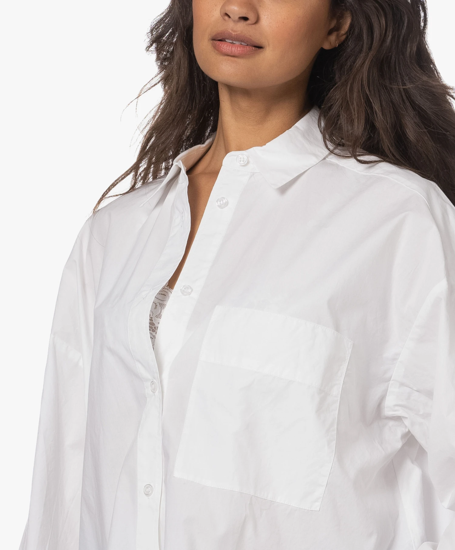 By Malene Birger Derris Biologisch Katoenen Overhemdblouse - Pure White 7 By Malene Birger Derris Biologisch Katoenen Overhemdblouse - Pure White - Afbeelding 7