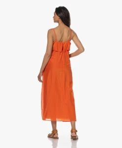 Xírena Skyla Katoen-Zijde Voile Jurk - Papaya -Mode Kleding 230530 f4b8435b cd8d 48c2 adbe a054790d6cff