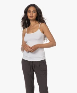 Plein Publique La Foix Bamboe Jersey Spahgettitop - Wit -Mode Kleding 230530 f95a5a74 fa5d 4256 92d2 deb8cdab5df3