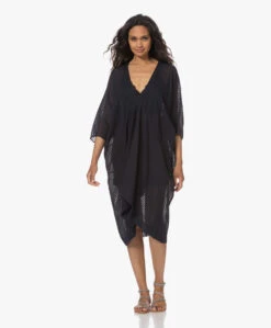 Su Paris Lea Gauze Kaftan Met Streepdessin - Zwart -Mode Kleding 230531 0afe00b6 869a 45f3 bcc6 e47c2e3bb6f2