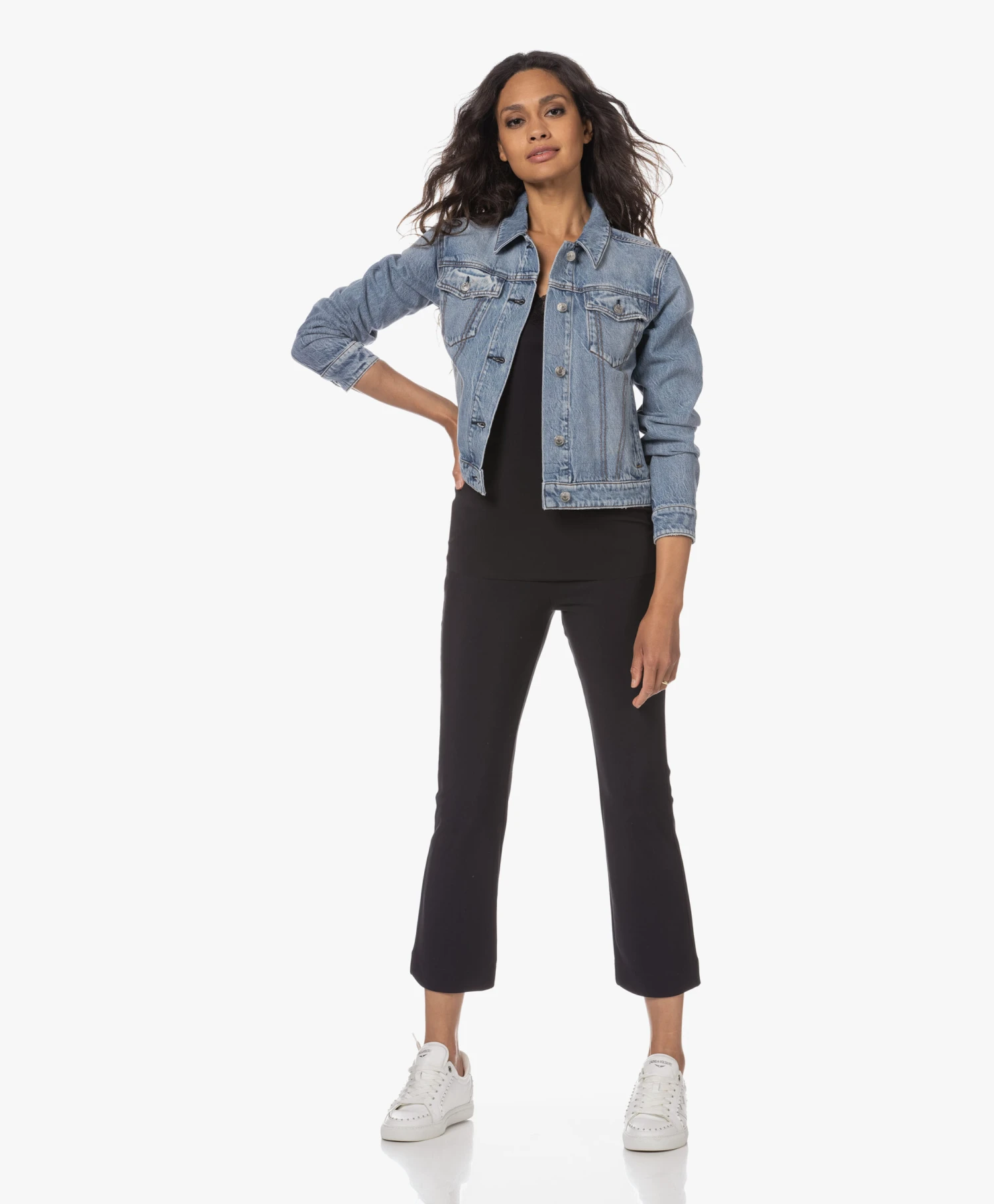 No Man'S Land Tech Jersey Flared Broek - Blauwzwart 6 No Man'S Land Tech Jersey Flared Broek - Blauwzwart - Afbeelding 6