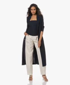 Japantky Quito Kuitlange Travel Jersey Blazer - Zwartblauw -Mode Kleding 230531 7412700a f595 4019 8980 4756216ec357