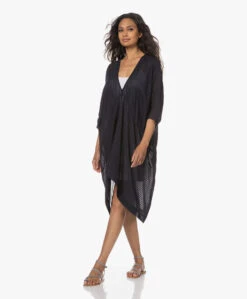 Su Paris Lea Gauze Kaftan Met Streepdessin - Zwart -Mode Kleding 230531 7f752793 8f43 4129 bba8 7b9eb91fcc2e