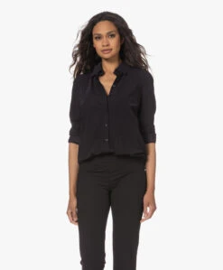 Japantky Miya Loose-Fit Travel Jersey Blouse - Diepzwart -Mode Kleding 230531 8b7236ef 5e60 46ec 8af1 5f8e9245562a