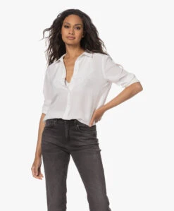 Equipment Essential Zijden Blouse - Wit -Mode Kleding 230531 9a2fc7c9 1692 45f9 ab9e 6dfe81514543