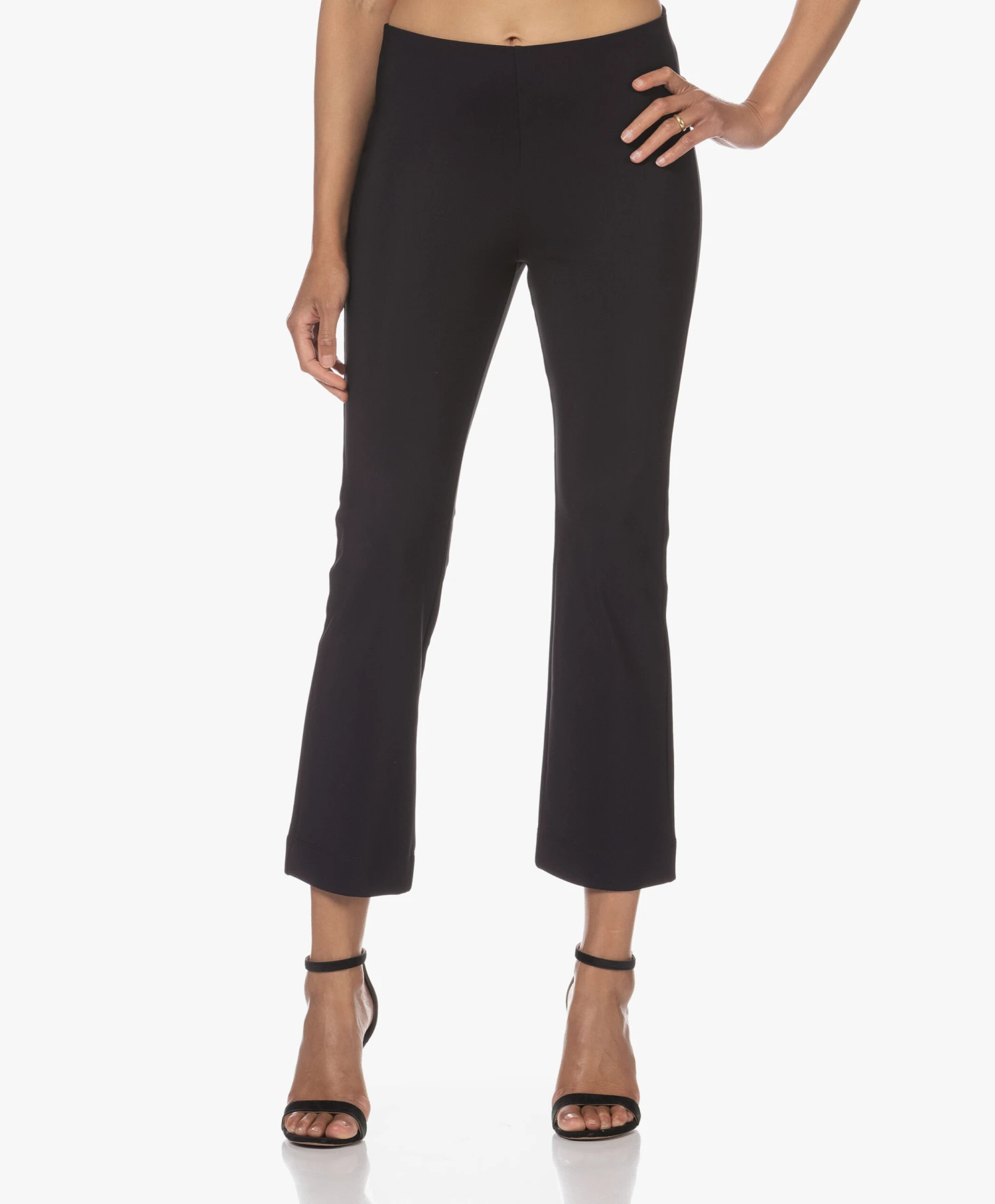 No Man'S Land Tech Jersey Flared Broek - Blauwzwart 1 No Man'S Land Tech Jersey Flared Broek - Blauwzwart