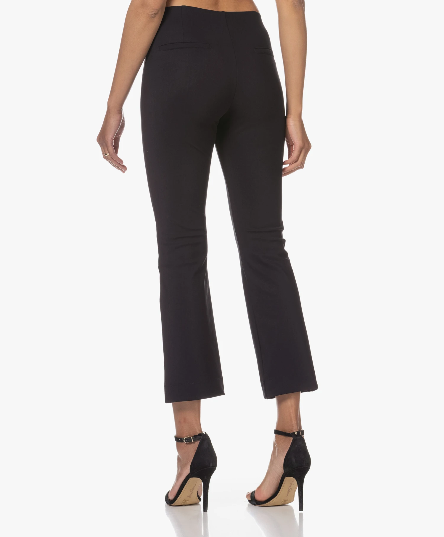 No Man'S Land Tech Jersey Flared Broek - Blauwzwart 4 No Man'S Land Tech Jersey Flared Broek - Blauwzwart - Afbeelding 4