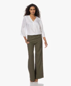 Plein Publique La Vera Satijnen Blouse - Wit -Mode Kleding 230531 b2aa13ae 6b8e 4488 83ce 555f9131c3d5