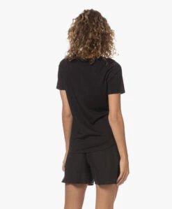 Repeat Jersey Lyocell Mix T-Shirt - Zwart -Mode Kleding 230601 08d7970e 442b 4da8 b7fb 2f812a1b3249