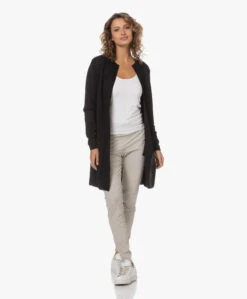 Sibin/Linnebjerg Zuni Lang Open Vest - Zwart