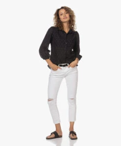 Rag & Bone Dre Low-Rise Destroyed Slim Boyfriend Jeans - Wit -Mode Kleding 230601 45421b4b eec6 45e2 8f90 a1564843b246